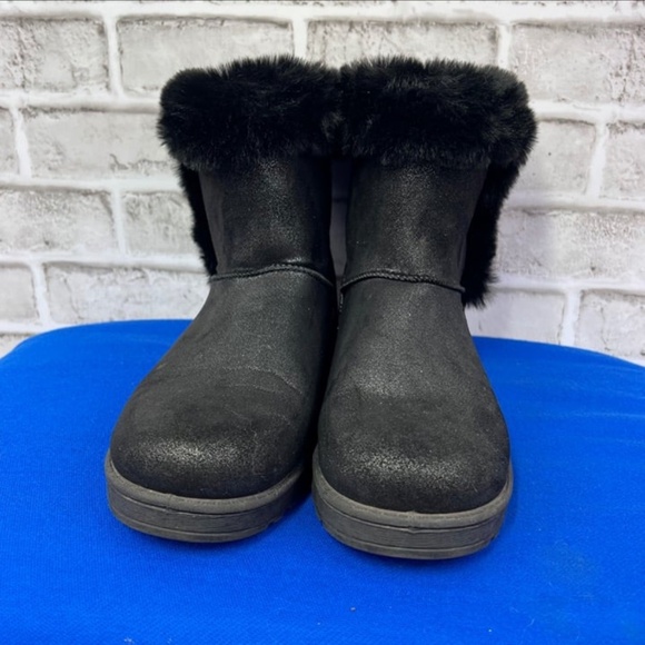 |•SO•| Paulina Shimmer Soft Faux Fur Lined/Trim Boots 9.5 - Picture 6 of 12